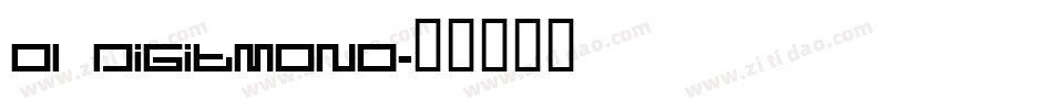 01 DigitMono字体转换